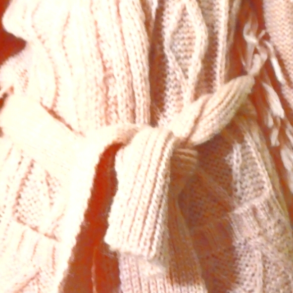 New! Pink Memories,light iced pink,2 front pocket,tie front.Sz.6 - Picture 5 of 7